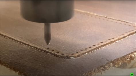 can you cut leather patches with cnc machine|cutting leather with cnc router.